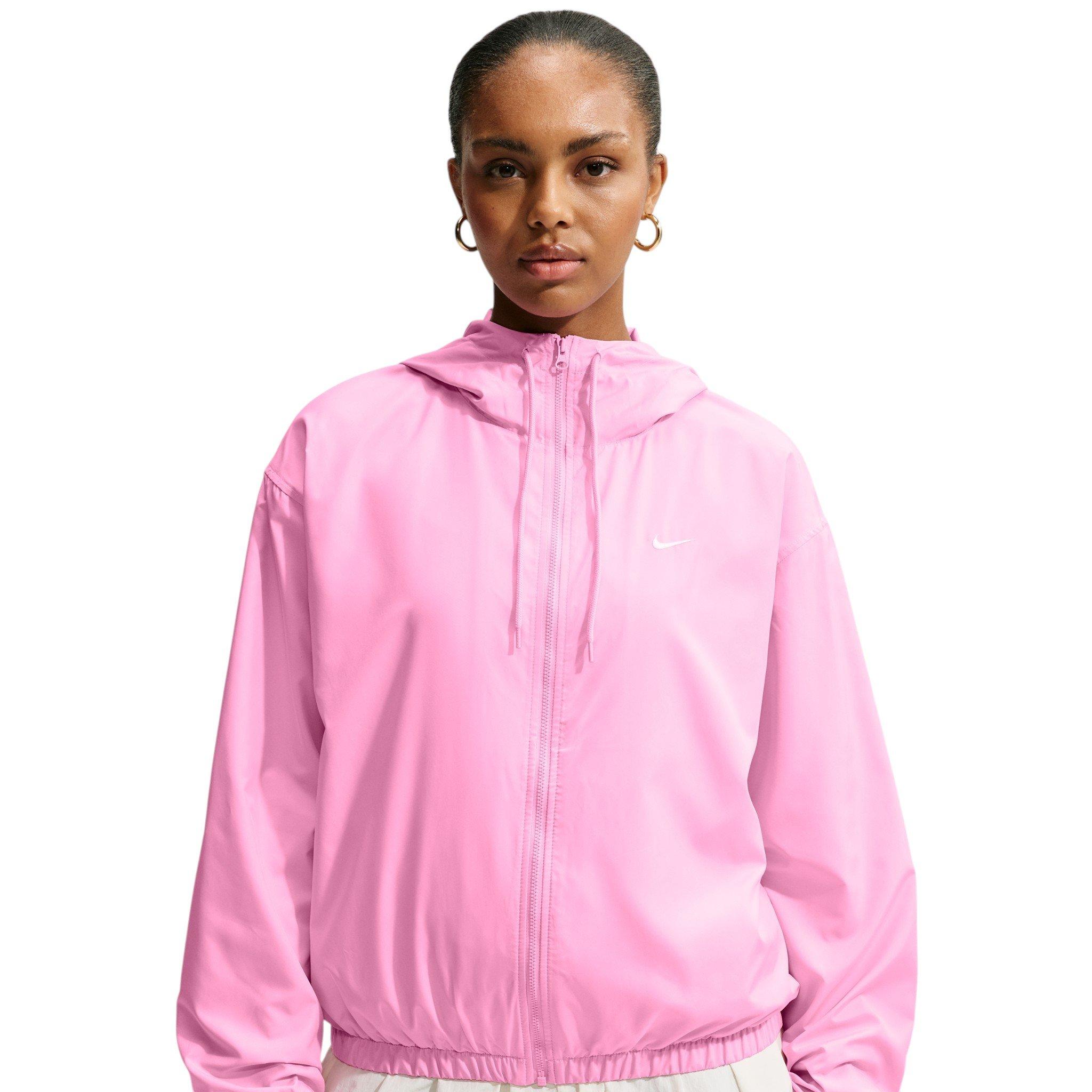 Nike Women's Sportswear Loose Hooded UV Jacket - Pink - PINK